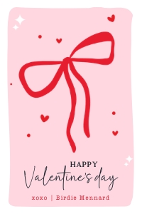 Coquette Valentine's Day Tag  - TG545: Coquette Valentine's Day Tag  - TG545