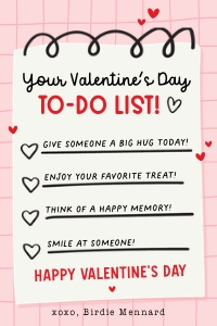 Valentine's Day TO-DO List Tag - TG549: Valentine's Day TO-DO List Tag - TG549