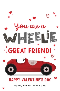 A Wheelie Good Friend Valentine's Tag - TG550 design preview