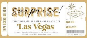 Surprise Las Vegas Trip Voucher - #170 GT design preview