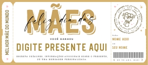 Voucher Presente Dia das Mães Ed.- #180-MD design preview