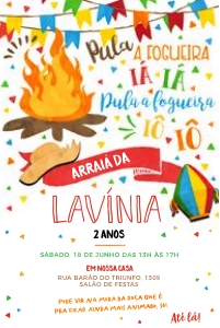Convite Aniversário Festa Junina - #1992 design preview