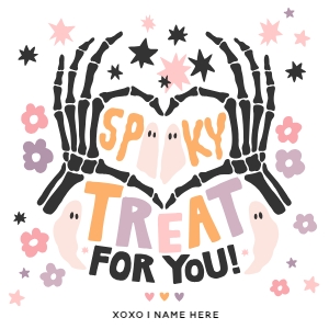 Spooky Treat for you Gift Tag - TG570: Spooky Treat for you Gift Tag - TG570