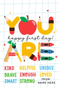 You Are - Back to School Tag - TG571: You Are - Back to School Tag - TG571