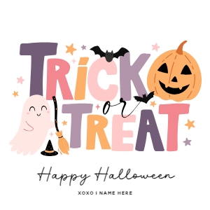 Trick or Treat Gift Tag - TG577: Trick or Treat Gift Tag - TG577