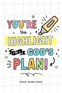 Highlight of God's Plan Gift Tag - TG583 design preview