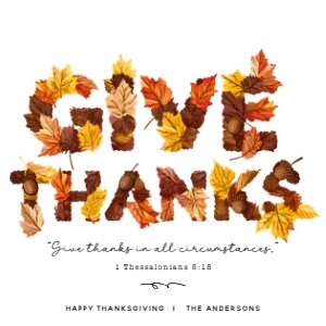 Give Thanks Gift Tag - TG592 design preview