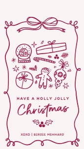 Doddle Christmas Tag -Set  TG602: Doddle Christmas Tag -Set  TG602