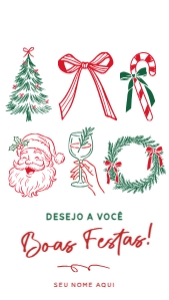 Tag de Natal Doodle - TG599 design preview