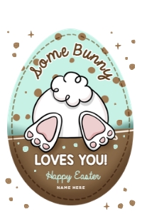 Easter Eggs Printable Tag - TG634-1 design preview