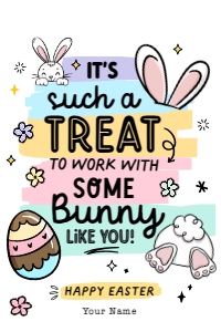 Easter Coworker Appreciation Printable Tags - TG641 design preview