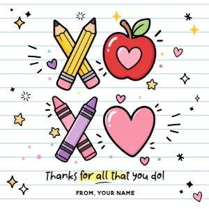 XOXO Tag/Sticker - TG650: XOXO Tag/Sticker - TG650