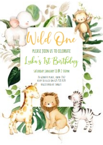 jungle_wild_one_birthday design preview