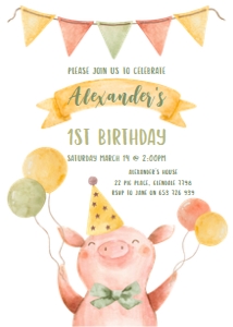 LISTING_farm_pig_birthday_invite_F4 design preview