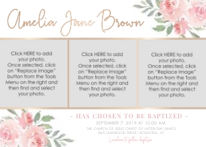 Girl Baptism 15 design preview