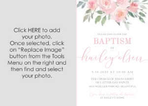 Girl 16 Baptism design preview