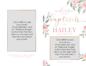Baptism 15 Program design preview