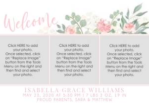 Floral Welcome design preview