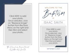 Baptism Program 10 design preview