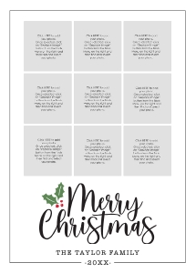 Christmas 18 Template design preview