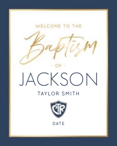 Baptism 10 Welcome 8x10: Baptism 10 Bundle