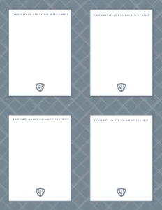 Baptism 9 Notes Pages: Boy Baptism 9 Bundle