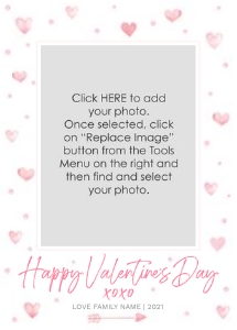 Valentine | XOXO Vertical design preview
