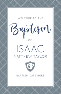Baptism 9 Sign 11x17: Boy Baptism 9 Bundle