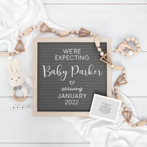 Letterboard Announcement 2_Sonogram: Letterboard Announcement 2