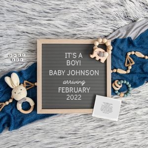Letterboard Announcement 10_Sonogram: Letterboard Announcement 10