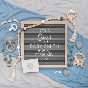 Letterboard Announcement 17 design preview