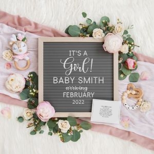 Letterboard Announcement 18_Sonogram: Letterboard Announcement 18