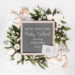 Letterboard Announcement 15_Sonogram: Letterboard Announcement 15