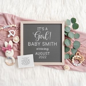 Letterboard Announcement 21_Sonogram: Letterboard Announcement 21