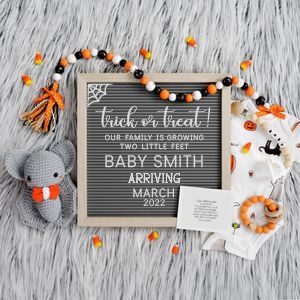 Letterboard Announcement Halloween_1_SONOGRAM: Letterboard Announcement Halloween_1