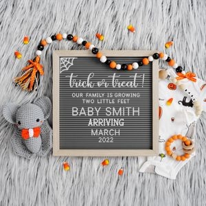 Letterboard Announcement Halloween_1_NO SONOGRAM: Letterboard Announcement Halloween_1