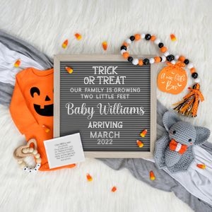 Letterboard Announcement Halloween_4 design preview