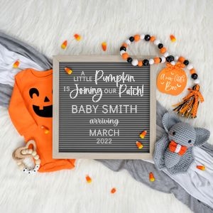 Letterboard Announcement Halloween_5_NO Sonogram: Letterboard Announcement Halloween_5