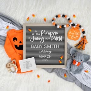 Letterboard Announcement Halloween_5_Sonogram: Letterboard Announcement Halloween_5