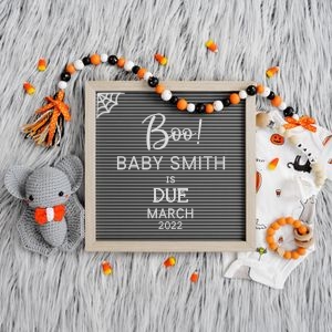 Letterboard Announcement Halloween_2_NO SONOGRAM: Letterboard Announcement Halloween_2