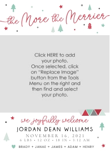 Christmas 21_Birth Announcement 4: Christmas 21_Birth Announcement 4
