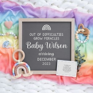 Letterboard Announcement 27_Sonogram: Letterboard Announcement 27