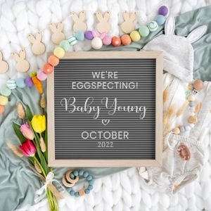Letterboard Announcement 31_NO Sonogram: Letterboard Announcement 31
