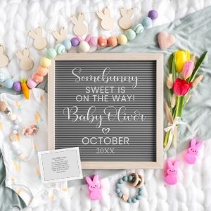 Letterboard Announcement 30_Sonogram: Letterboard Announcement 30