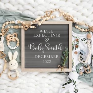 Letterboard Announcement 29_NO Sonogram: Letterboard Announcement 29