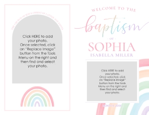 Girl Baptism 5 Program: Girl Baptism 5 Bundle