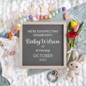 Letterboard Announcement 32_NO Sonogram: Letterboard Announcement 32
