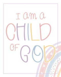 Girl Baptism 3 I Am a Child of God: Girl Baptism 3 Bundle