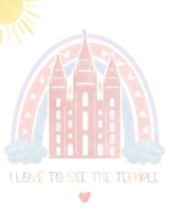 Girl Baptism 3 I I Love to See the Temple: Girl Baptism 3 Bundle