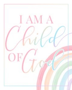 Girl Baptism 5 | I Am a Child of God: Girl Baptism 5 Bundle